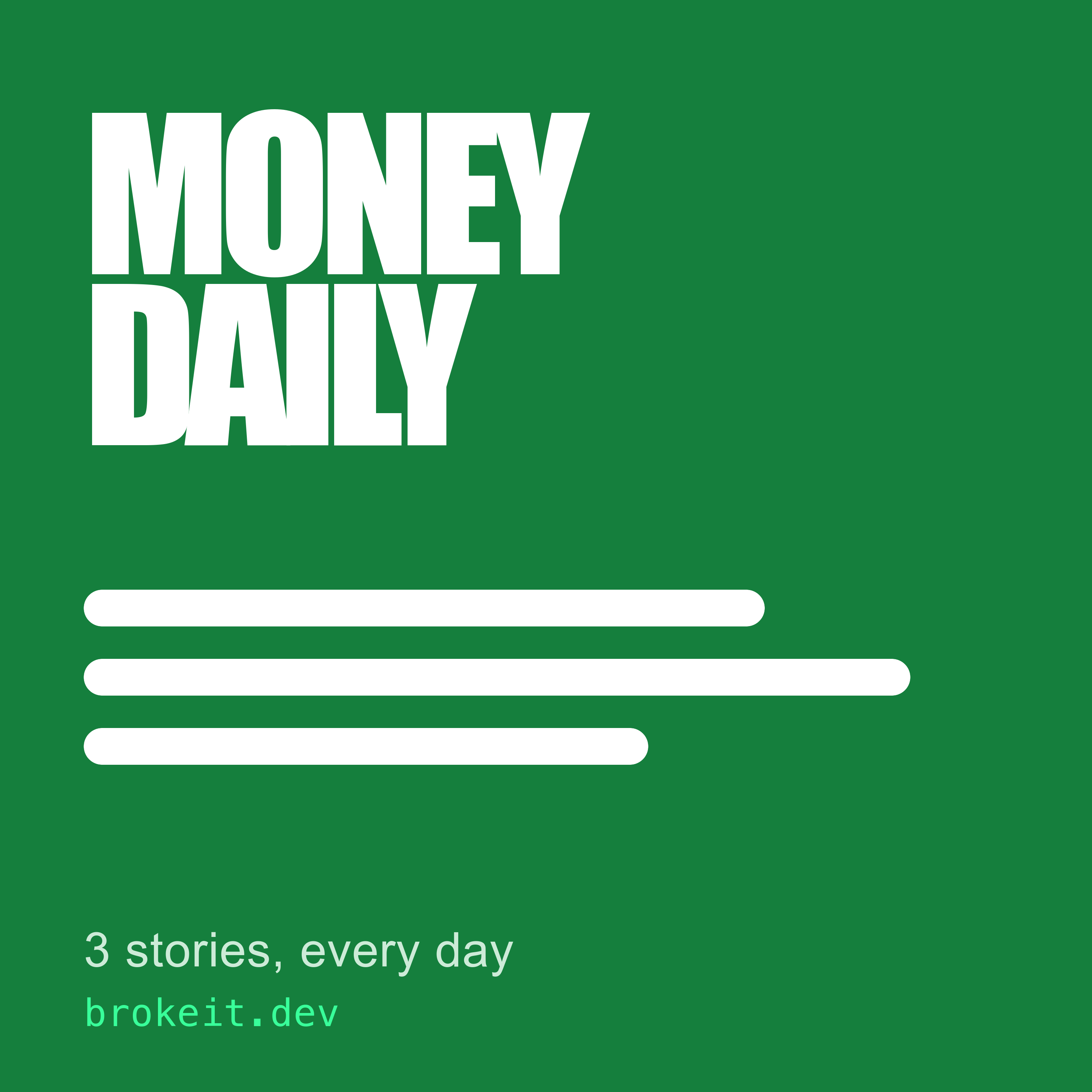 BrokeIt - Money Daily cover art