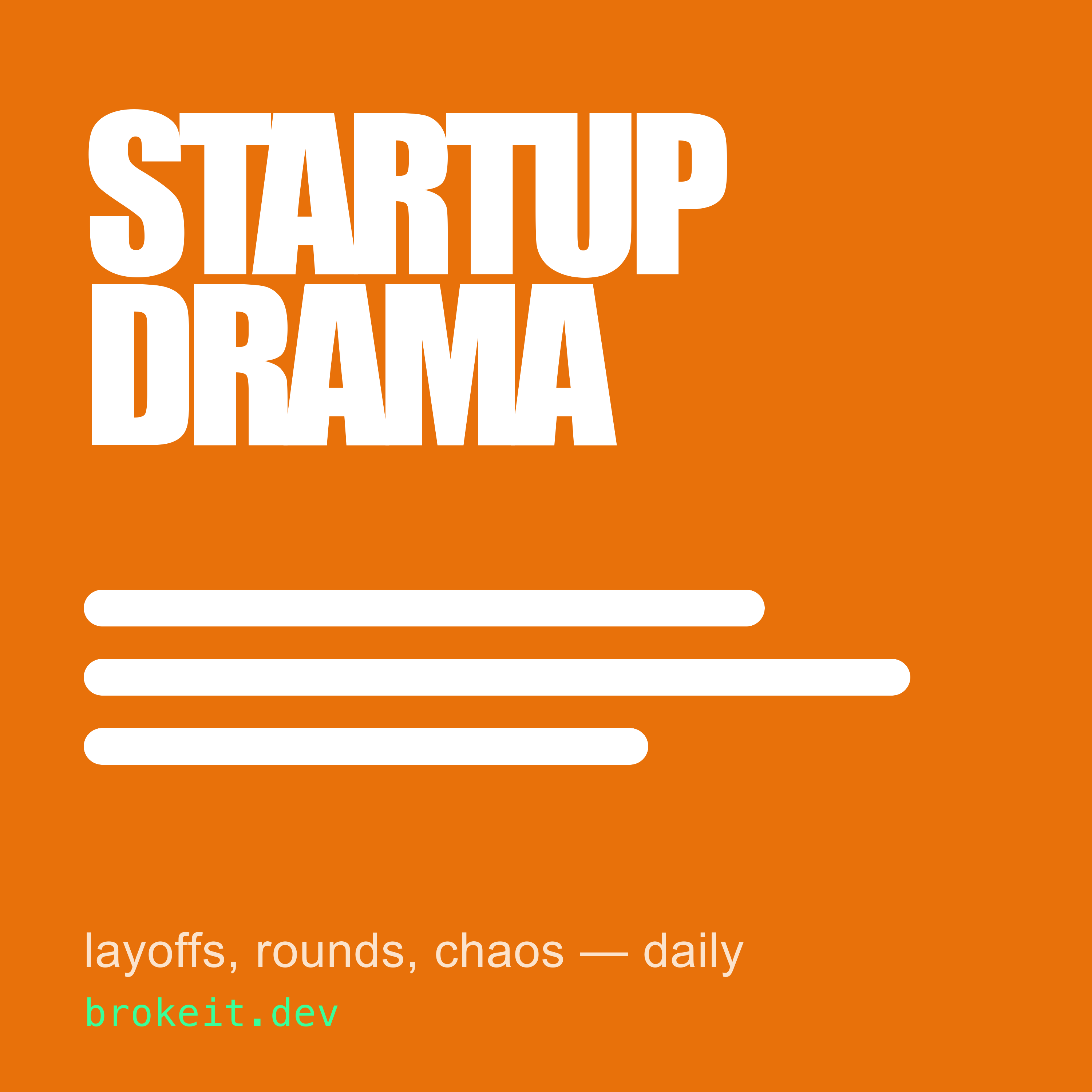 BrokeIt - Startup Drama cover art